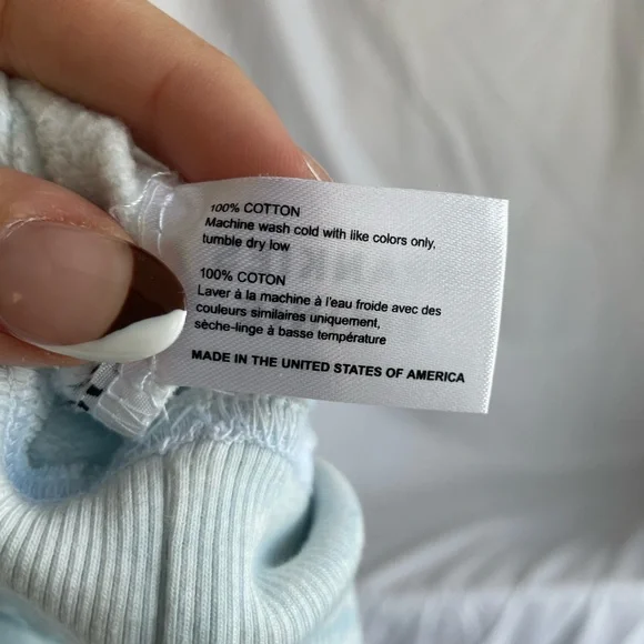 Frankie’s Bikinis Blue Tie Dye Hoodie - Picture 5 of 5